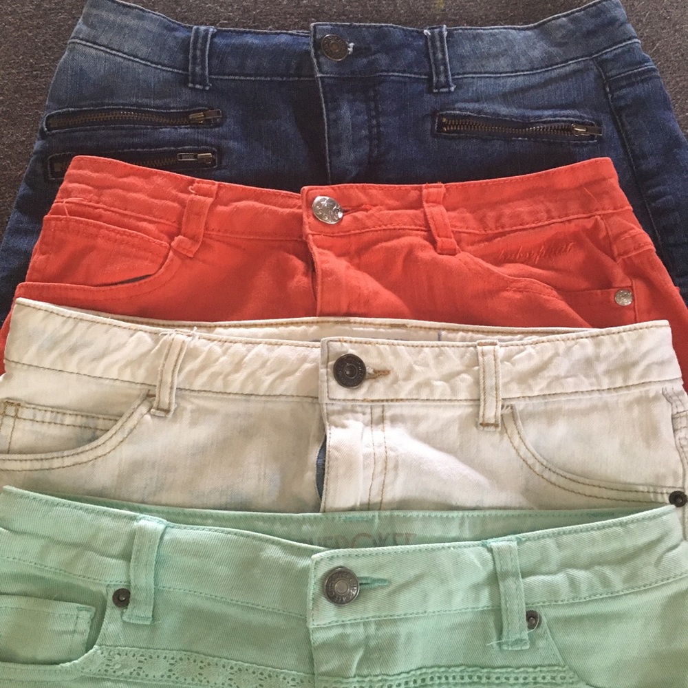 4 pairs of shorts